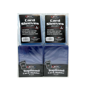 BCW 200-Count Card Toploaders and Card Sleeves