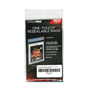 Ultra Pro 100-Count One-Touch Resealable Poly Bag Sleeves